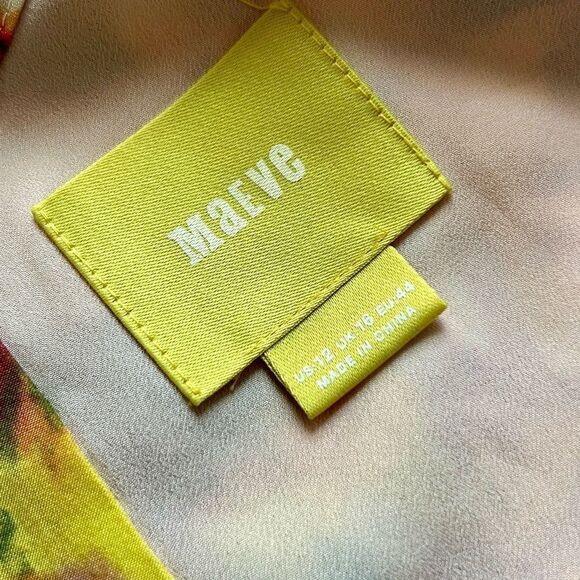 ANTHROPOLOGIE Maeve Jaida  Floral Silk Kimono Dress Size 12 - Picture 7 of 8